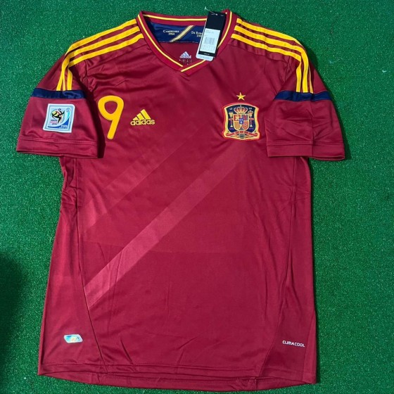 Fernando Torres Spain 2010 World Cup South Africa Champion Retro Jersey